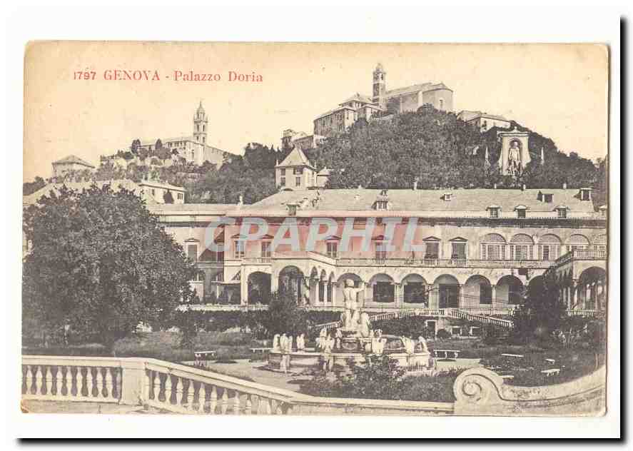 Italie Italia Genova CPA Palazzo Doria