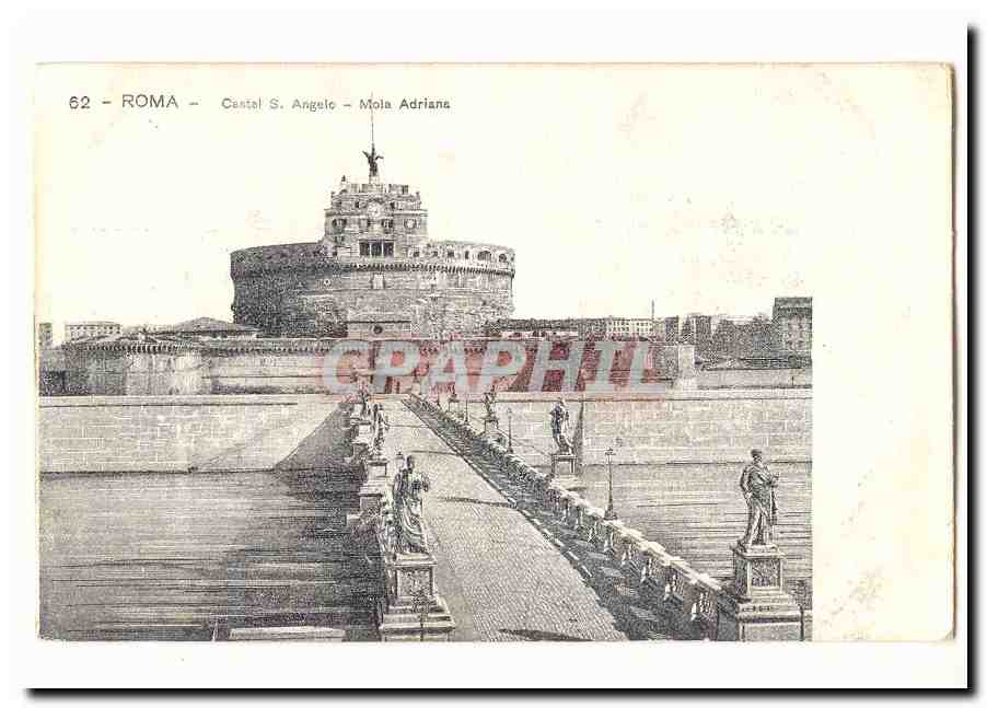 Italie Italia Roma CPA Castel S Angelo a Ponte Ello