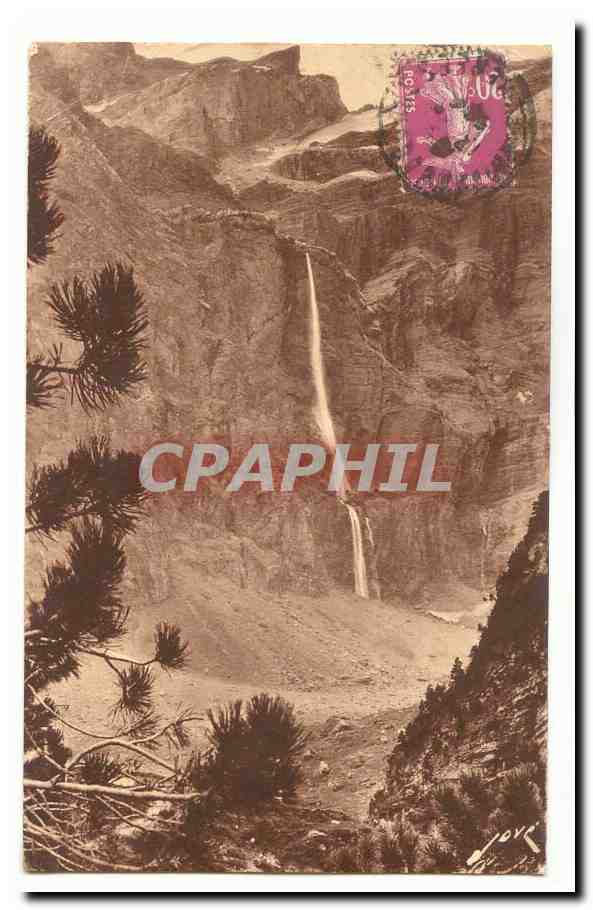 Gavarnie CPA Au cirque La grande cascade