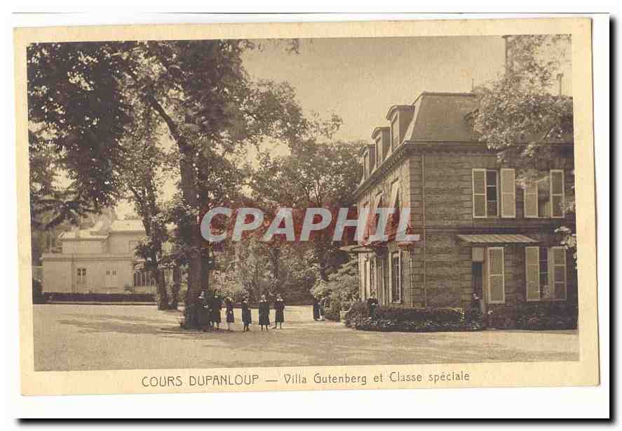 Cours Dupanloup CPA Villa Gutenberg et classe speciale