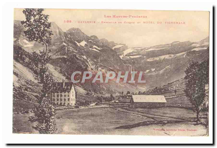 Gavarnie CPA Ensemble du cirque et Hotel de Vignemale