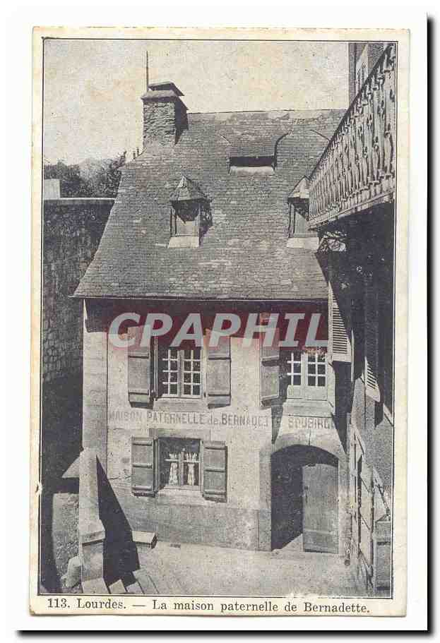 Lourdes CPA La maison paternelle de Bernadette