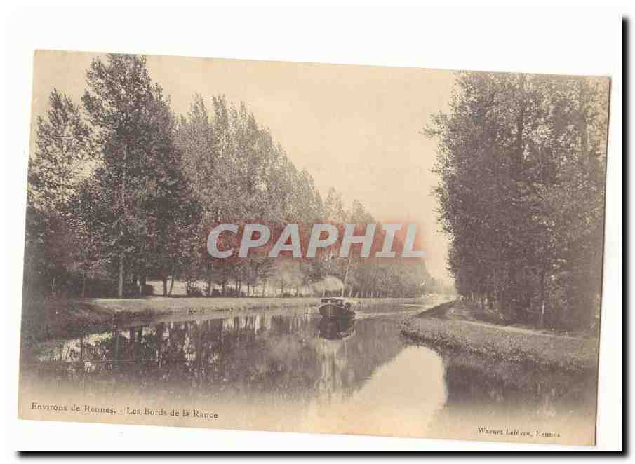 Environs de Rennes CPA Les Bords de la Rance
