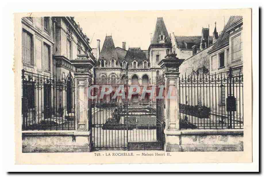 La Rochelle CPA Maison Henri II