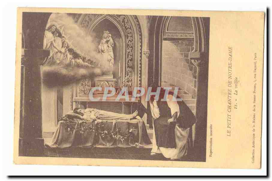 Le petit chantre de Notre Dame CPA La tombe
