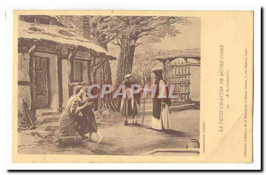 Le petit chantre de Notre Dame CPA )A la chaumiere