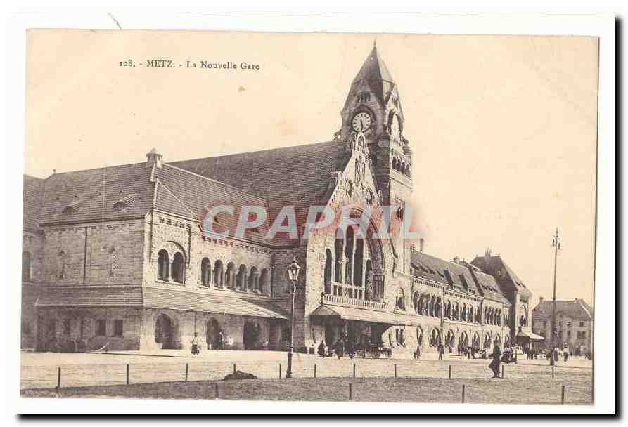 Metz CPA La nouvelle gare