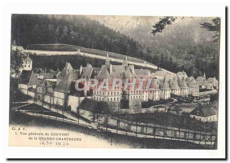 CPA Vue generale du couvent de la Grande Chartreuse