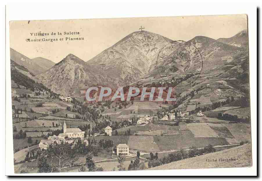 Villages de la Salette — Monts Gargas et Planeau — Cliché Fluchatès