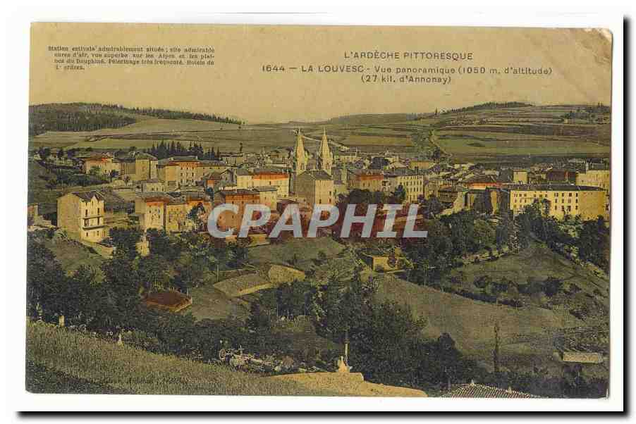 La Louvesc CPA Vue panoramique (1050m d'altitude) (27 kilometres d'Annonay)