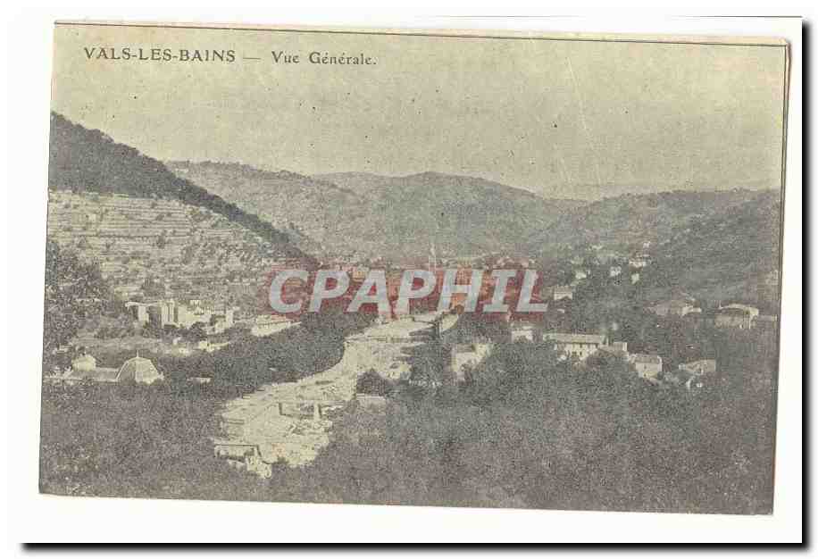 Vals-les-Bains — Vue Générale.