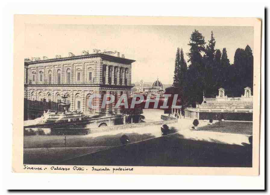 Italie Italia Firenze CPA Calasso Pitti FAcciata posteriore