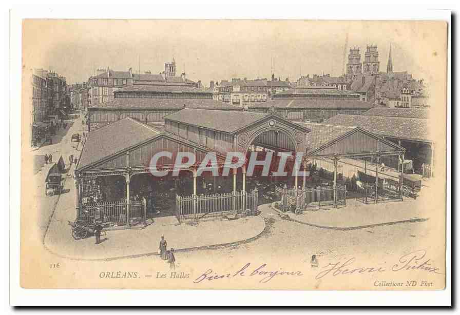 Orléans — Les Halles — Bimk bourgour Henri Pitar