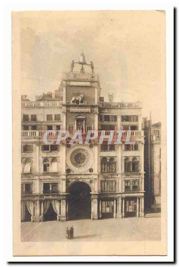 Italie Italia Venezia CPA Torre dell Orologio (horloge clock)