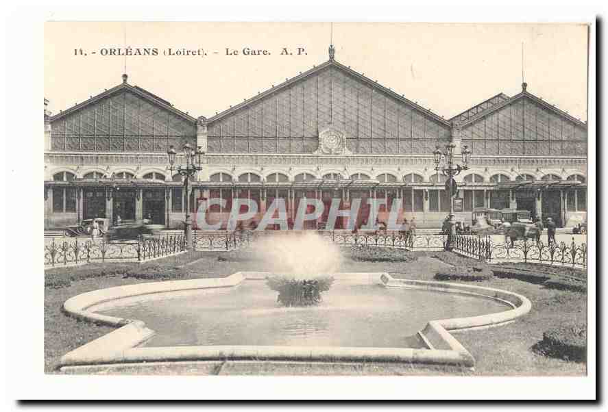 Orleans CPA La gare