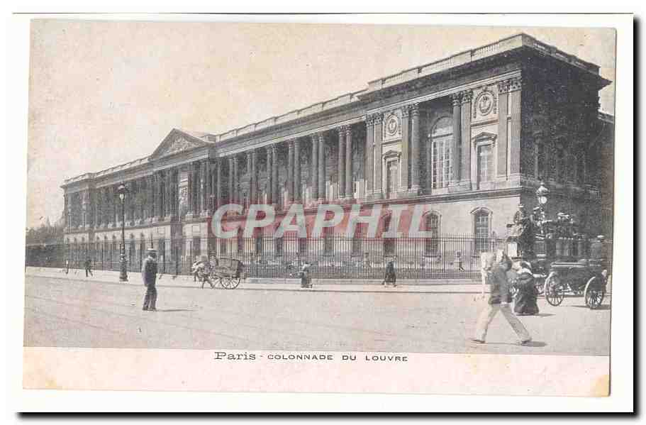 Paris (1er) CPA Colonnade du Louvre