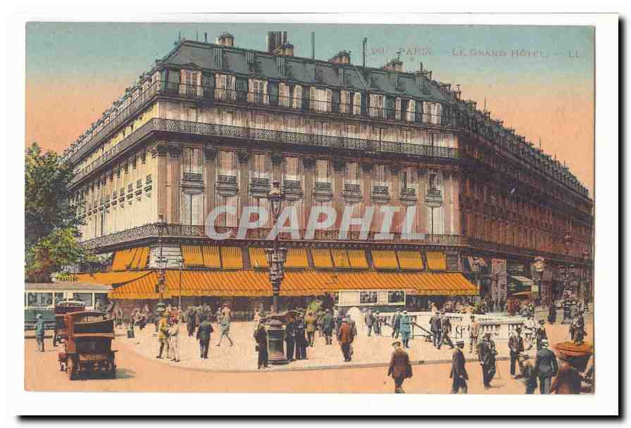 Paris (1er) CPA Le Grand Hotel