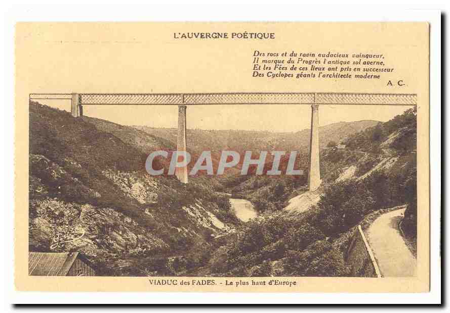 Viaduc des Fades - Der höchste Europas — L'Auvergne Poétique