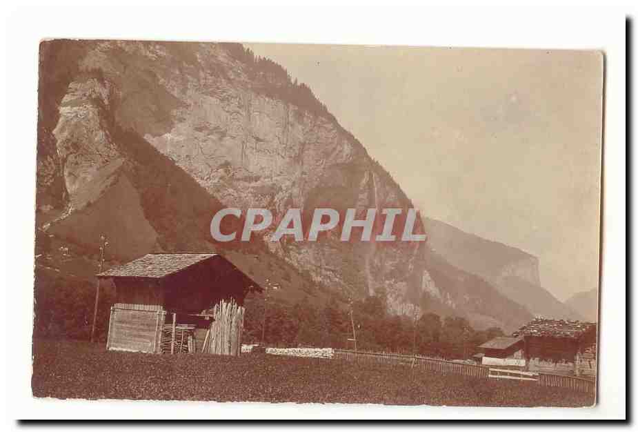 Suisse (non localise) Carte photo CPA