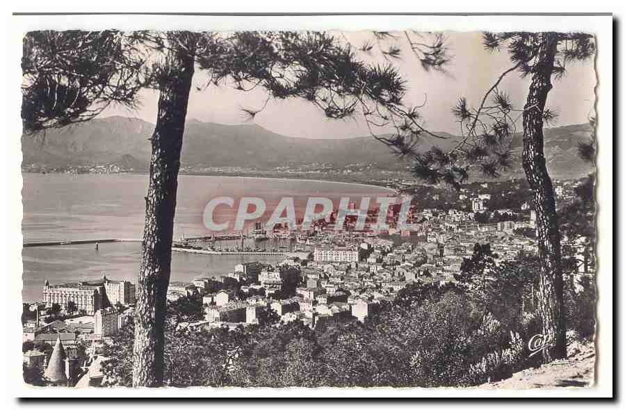 Cannes CPA Vue generale