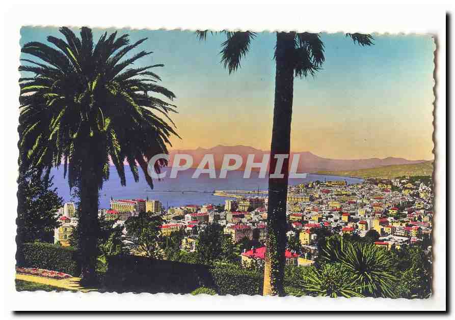 Cannes CPA Vue generale prise de Super Cannes
