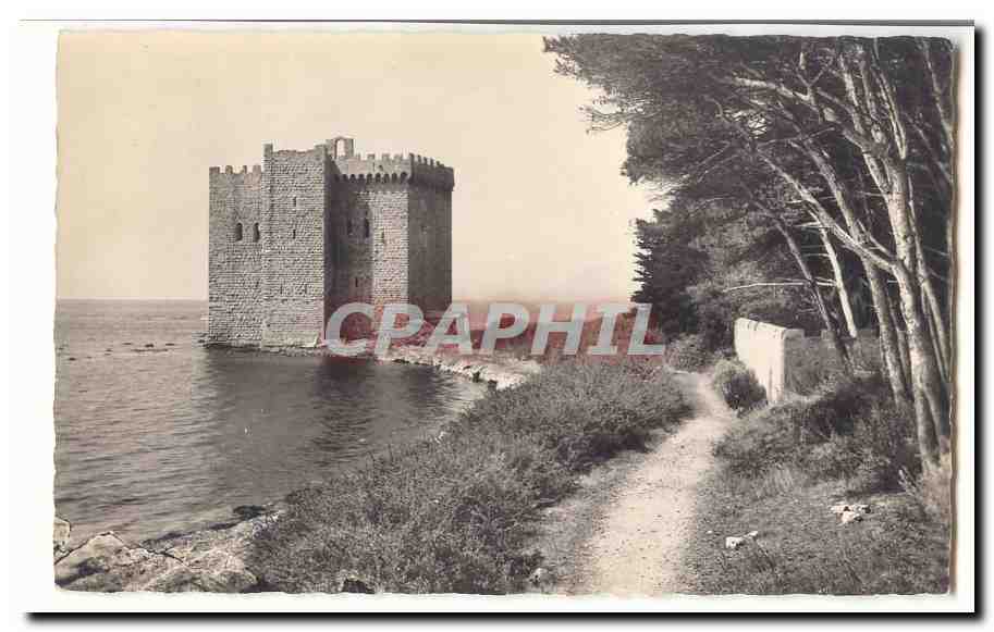 Environs de Cannes CPA Ile de Lerins Chateau Saint Honorat