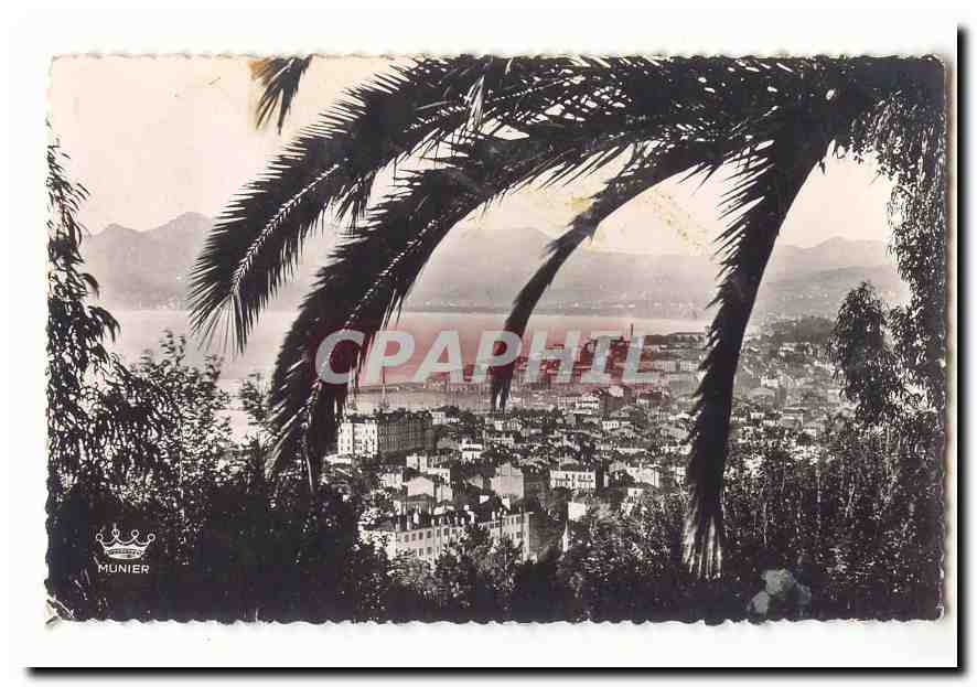 Cannes CPA Vue generale prise de la CAlifornie