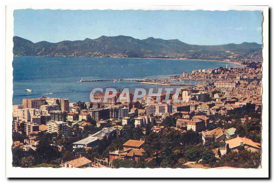 Vue aérienne de Cannes — éditeur Graphite, n° de série non visible