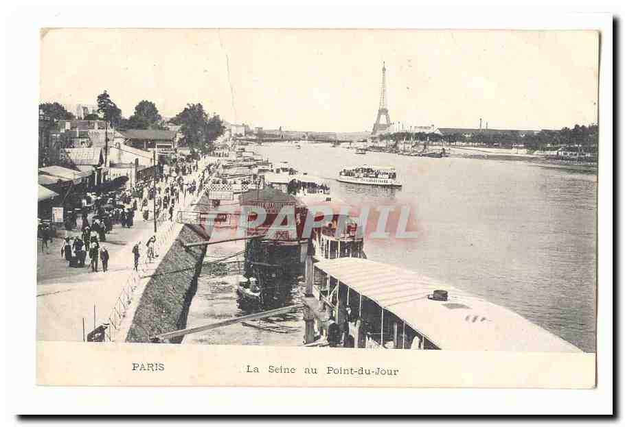 Paris — La Seine au Point-du-Jour — PAPHIL