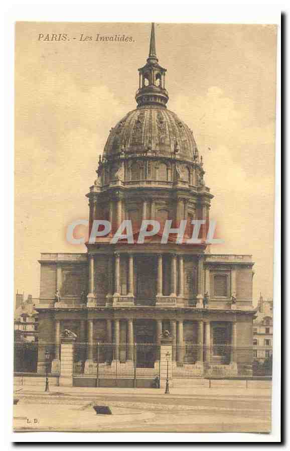 Paris (7eme) CPA Les Invalides