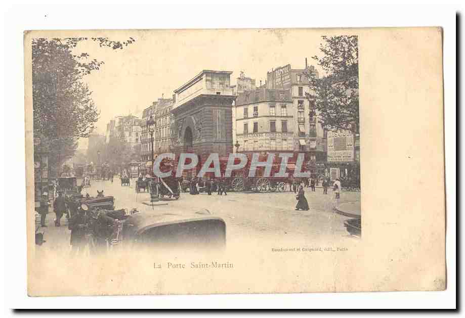 Paris (10eme) CPA La porte Saint Martin