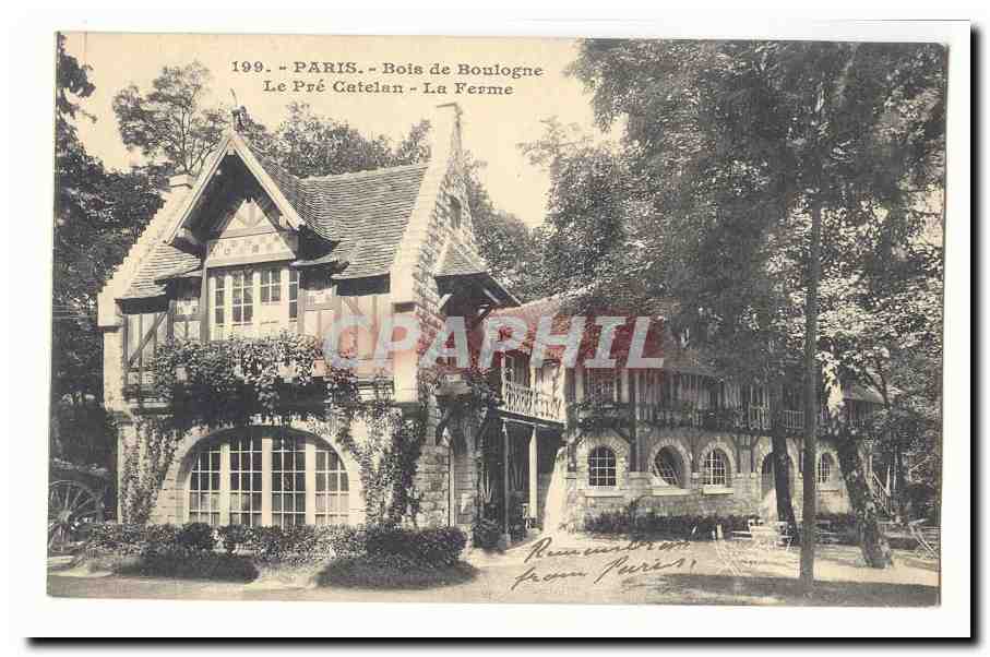Paris CPA Bois de Boulogne Le pre Catelan La ferme