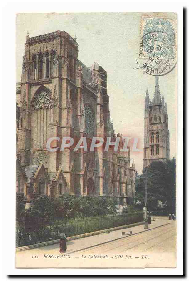 Bordeaux CPA La cathedrale Cote Est