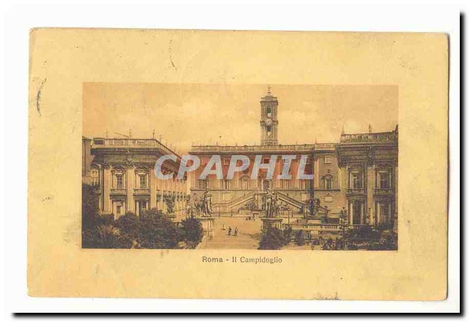 Italie Italia Roma CPA Il campidoglio