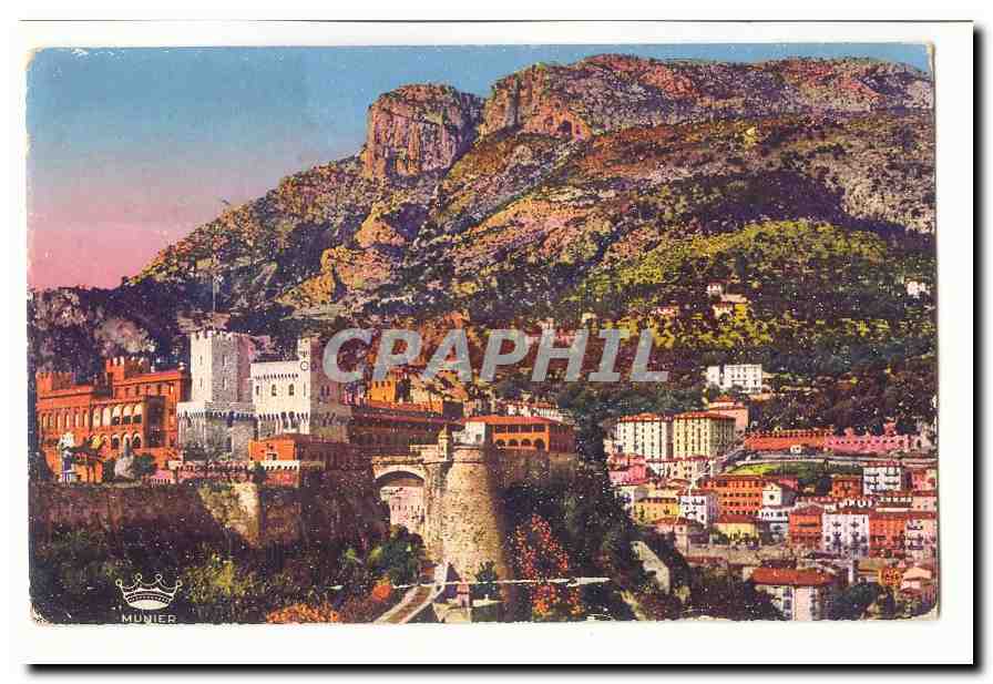 Monaco CPA Le palais de France et le Tete de Chien