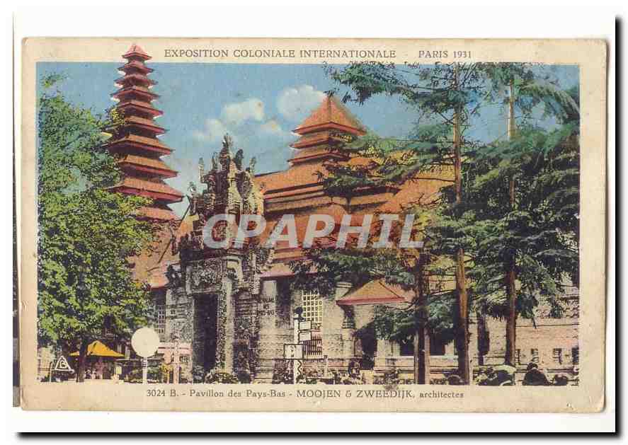Pavillon des Pays-Bas — Exposition Coloniale Internationale Paris 1931 — Moojen & Zweedijk architectes