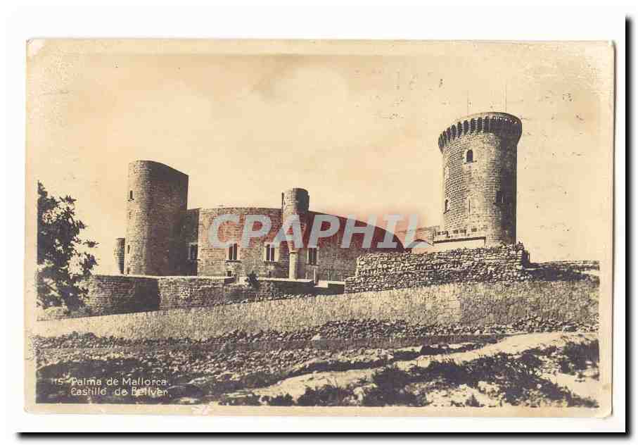 Espagne Espana CPA Palma de Mallorca Castillo de Bellver