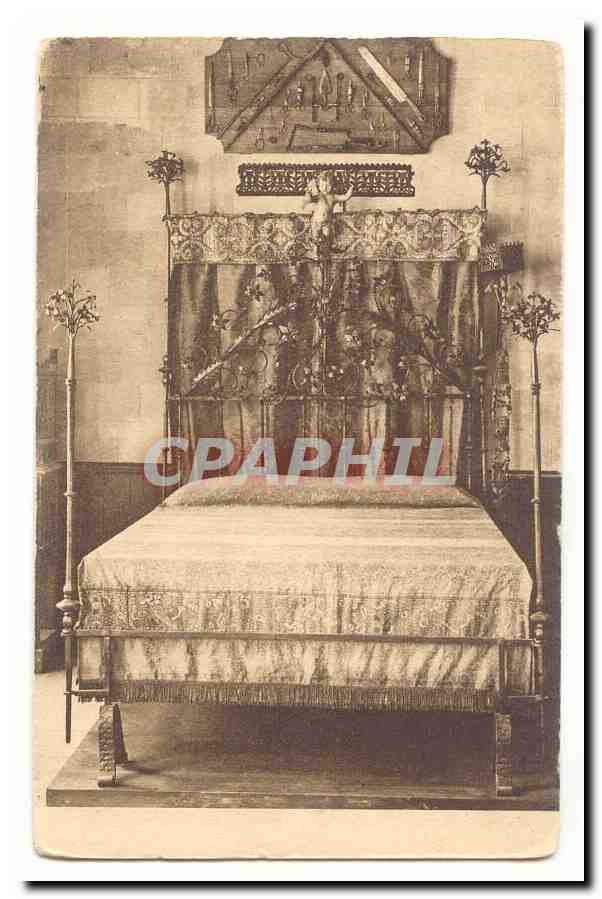 Espagne Espana CPA Museu del Cau Ferrat Cama de hierro forjade Obra siciliana Siglo 18