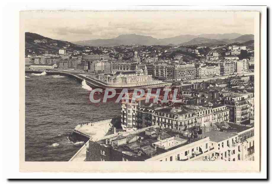 Espagne Espana CPA San Sebastian Ensanche de Gros