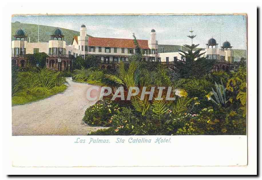 Espagne Espana CPA Las palmas Ste Carolina hotel