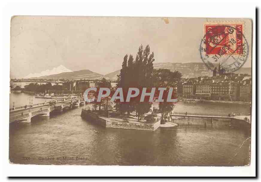 Suisse CPA Geneve et Mont Blanc