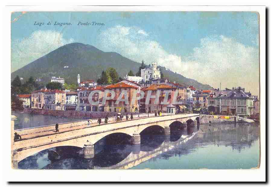 Suisse Lago di Lugano CPA Ponte Tresa