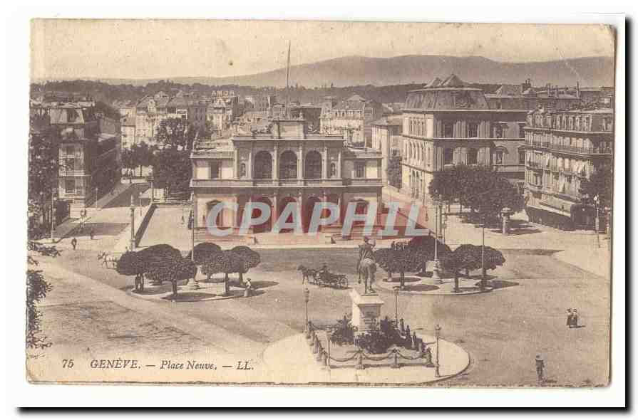Suisse CPA Geneve Place Neuve