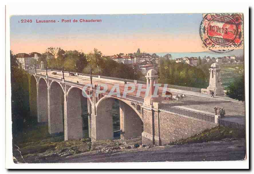 Suisse CPA Lausanne Pont de Chauderon