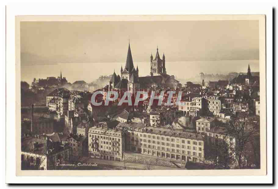 Suisse CPA Lausanne Cathedrale