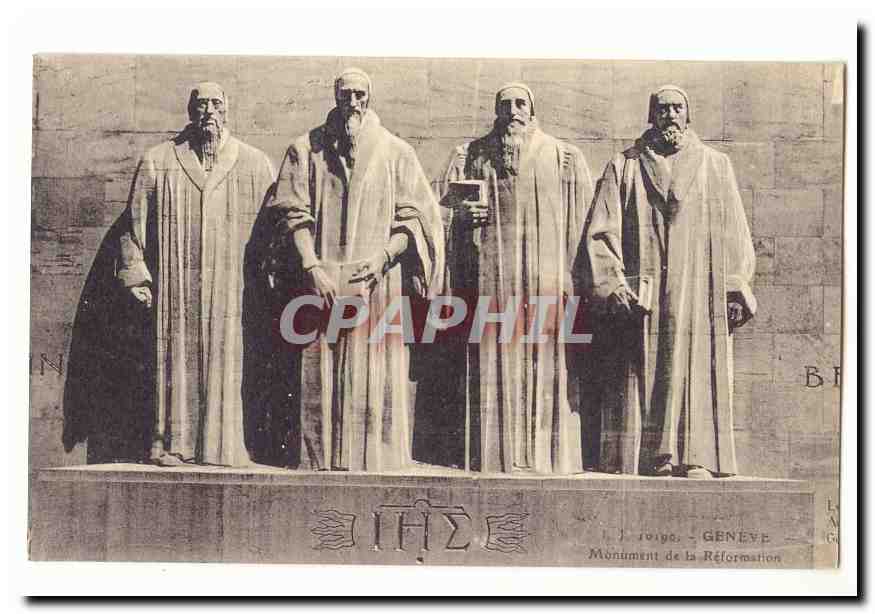 Suisse CPA Geneve Monument de la Reformation