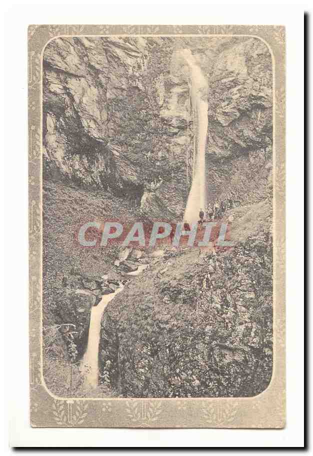 Suisse CPA Wasserfall Ofscharski von Rilagebirge