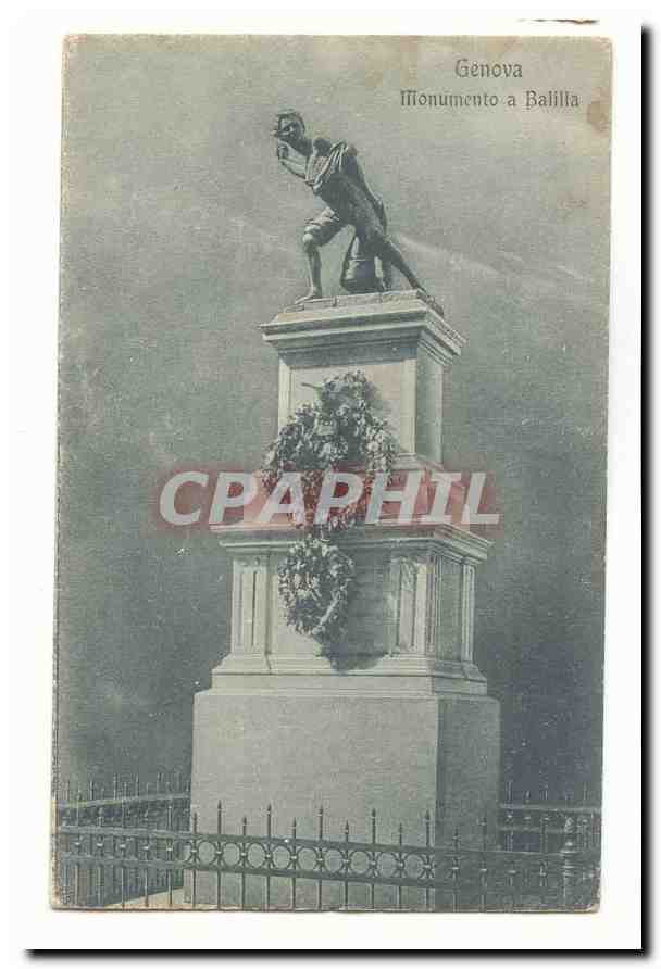 Suisse CPA Geneve Monumento a Balilla