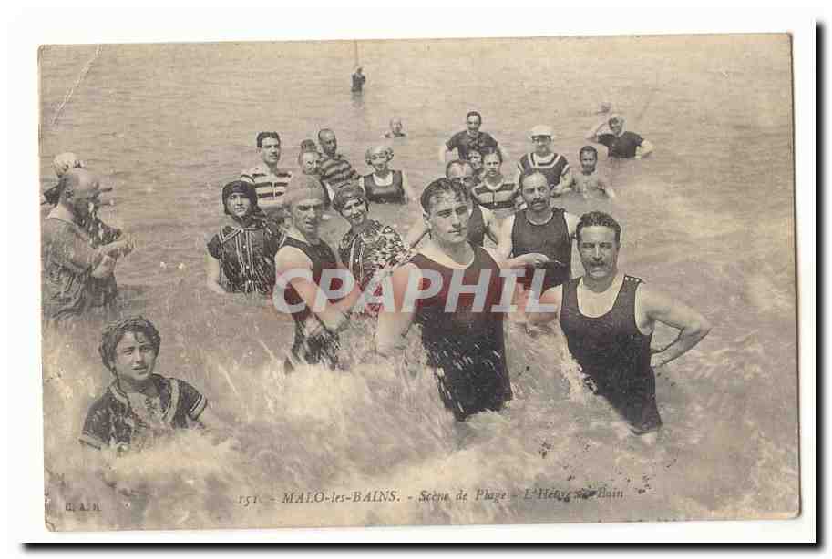 MALO-les-BAINS — Beach Scene — L'Héry & Bain