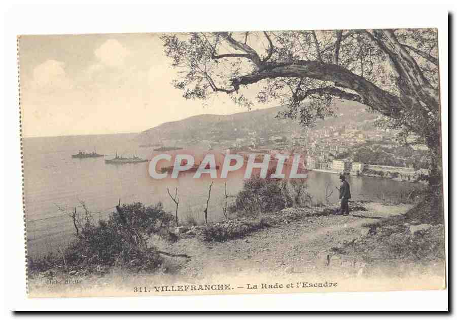 Villefranche — Der Hafen und die Flotte — Verlag Chez Alliès, n° 311